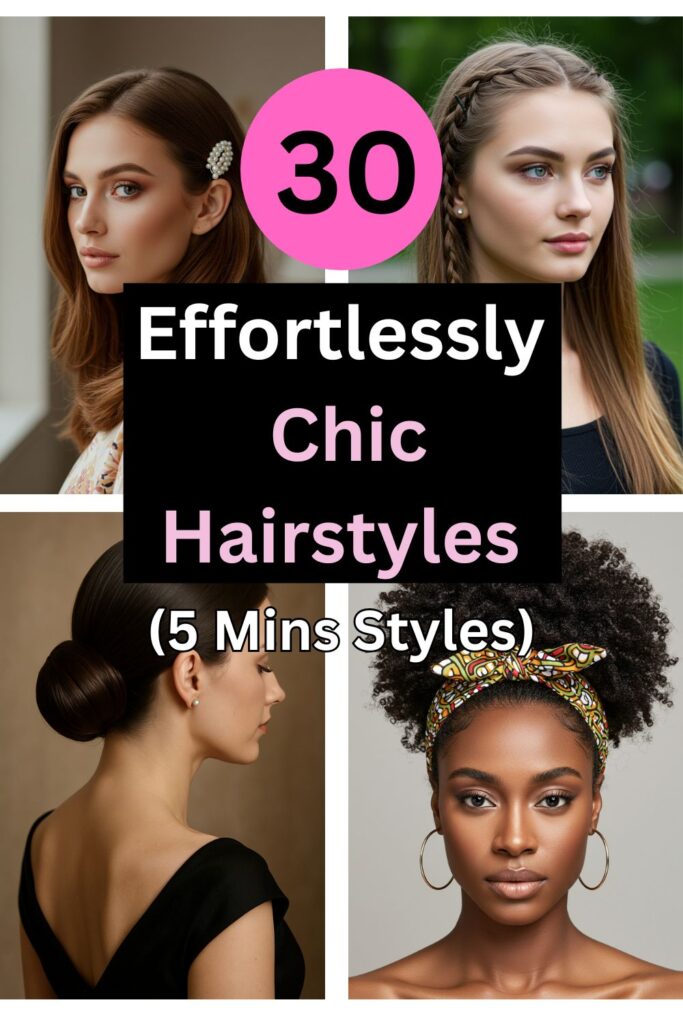30 Effortlessly Chic Hairstyles You Can Do in 5 Minutes or Less