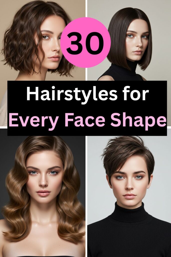 30 Hairstyles for every Face Shape