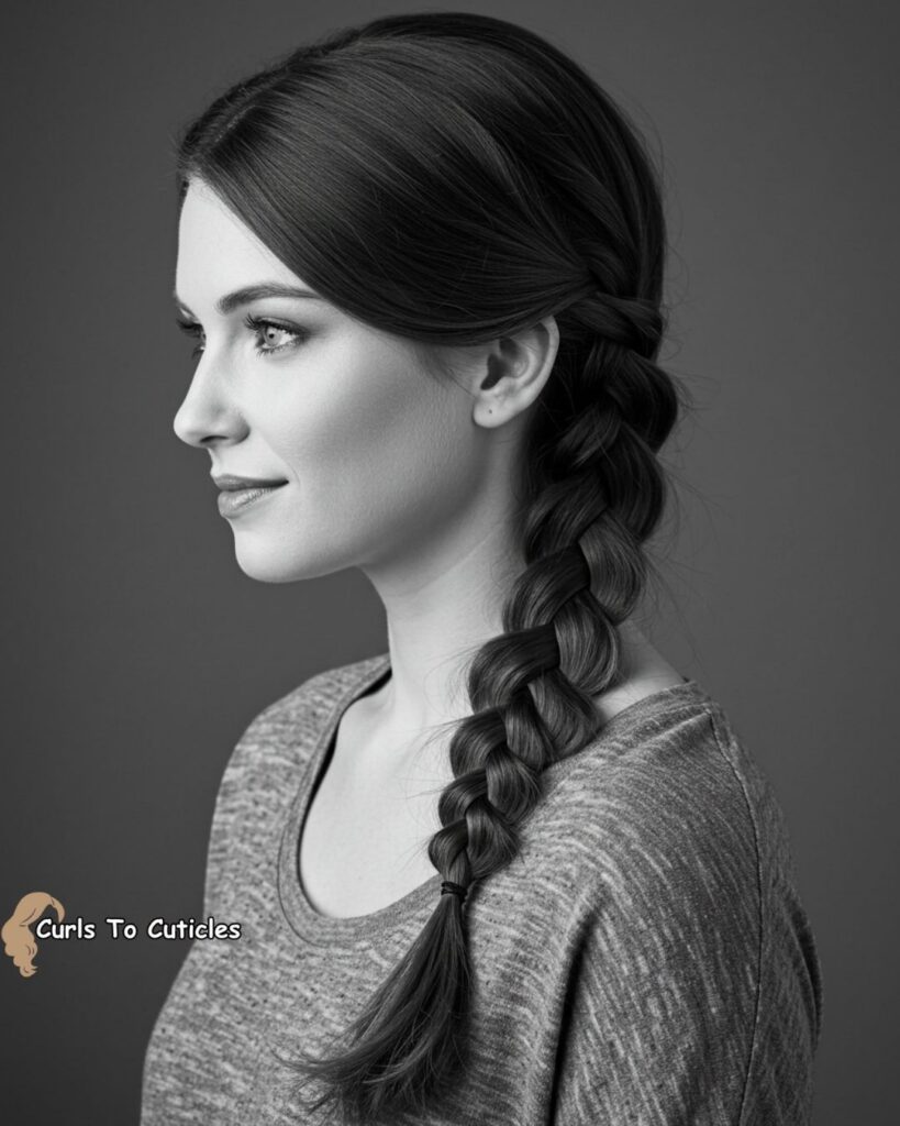 Classic Side Braid Effortlessly Chic Hairstyle