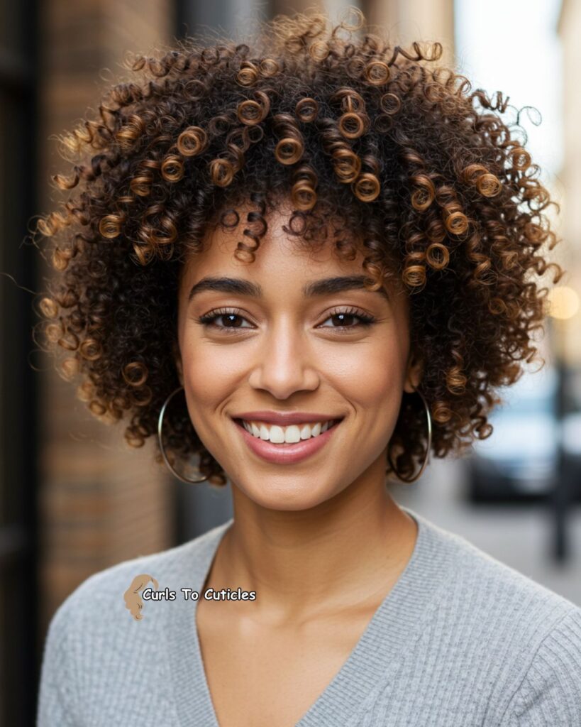 Curly Crop Chic Short Hairstyle