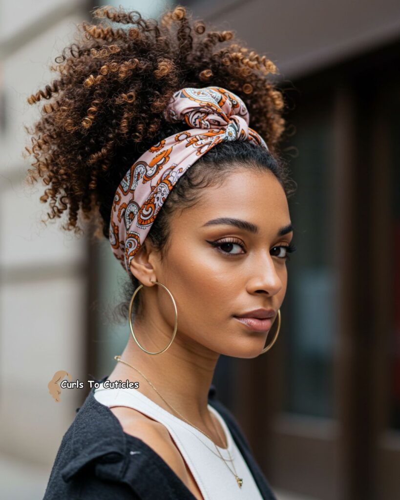 Hair Wrap Top Knot Effortlessly Chic Hairstyle