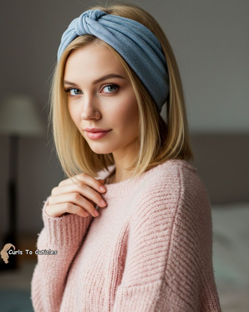 Headband Tuck-In Effortlessly Chic Hairstyle 2