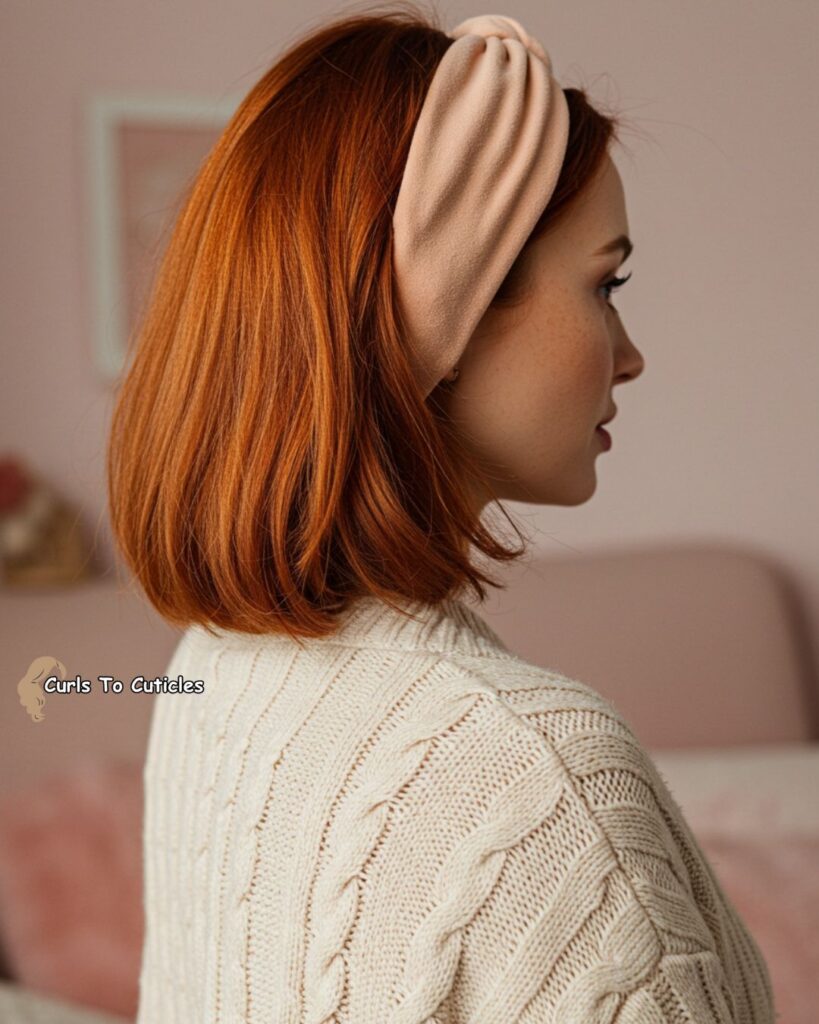 Headband Tuck-In Effortlessly Chic Hairstyle 1