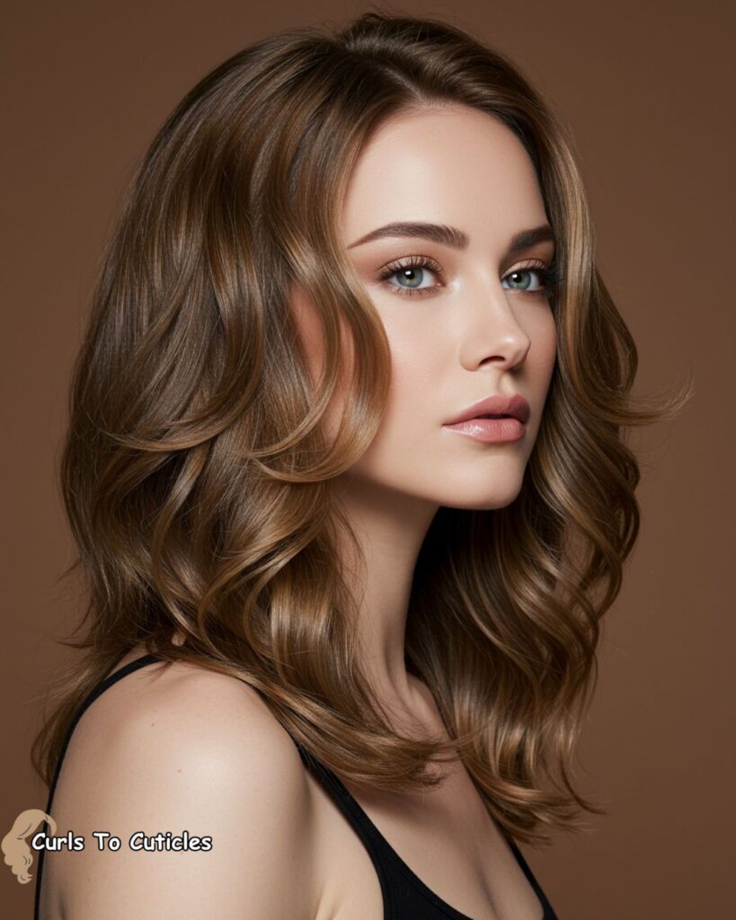 Long Hairstyle for Diamond Faces