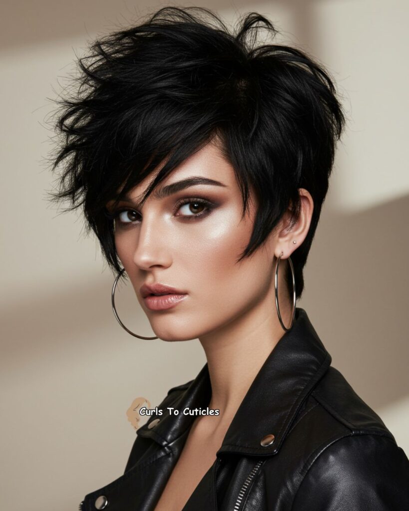 Rihanna’s Choppy Bob Chic Short Hairstyle version 2