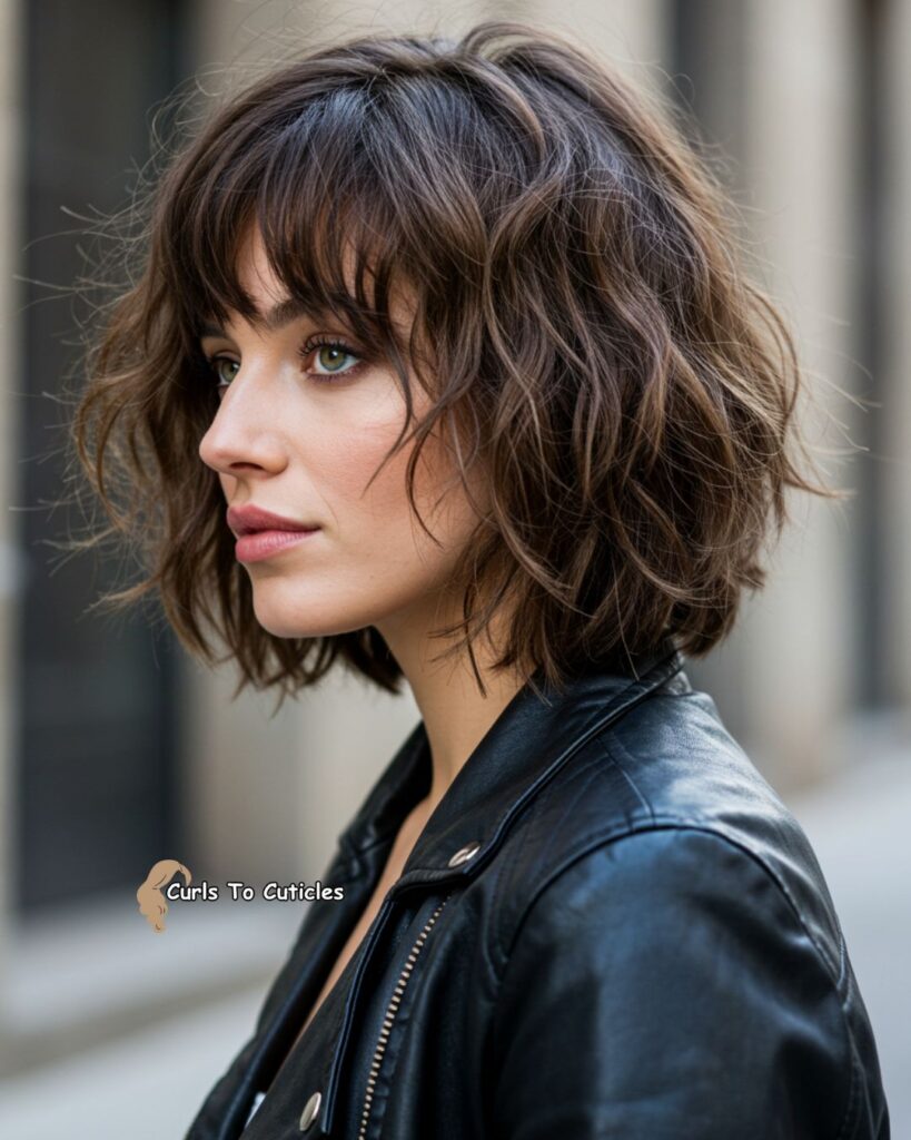 Shaggy Bob Chic Short Hairstyle