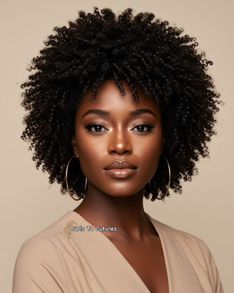 Short Afro Chic Short Hairstyle