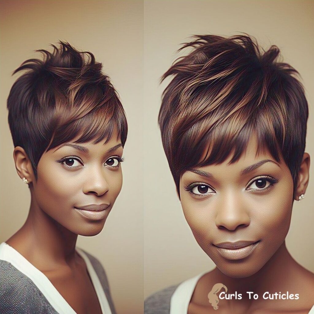 Short Hairstyles for Triangle Faces