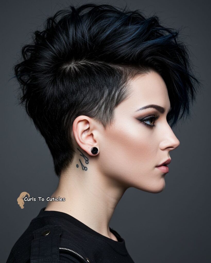 Undercut Pixie Chic Short Hairstyle