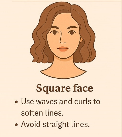 perfect hairstyle for square face