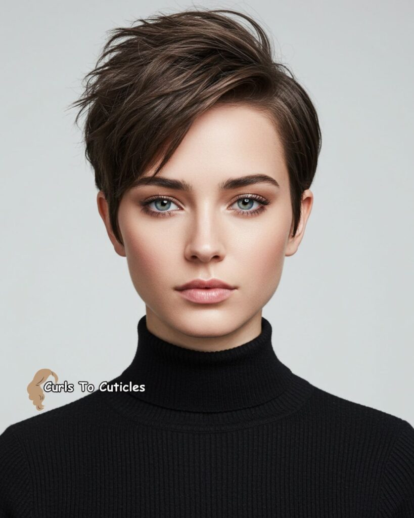 short Hairstyle for Diamond Faces