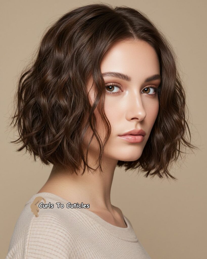 short Hairstyle for long Faces