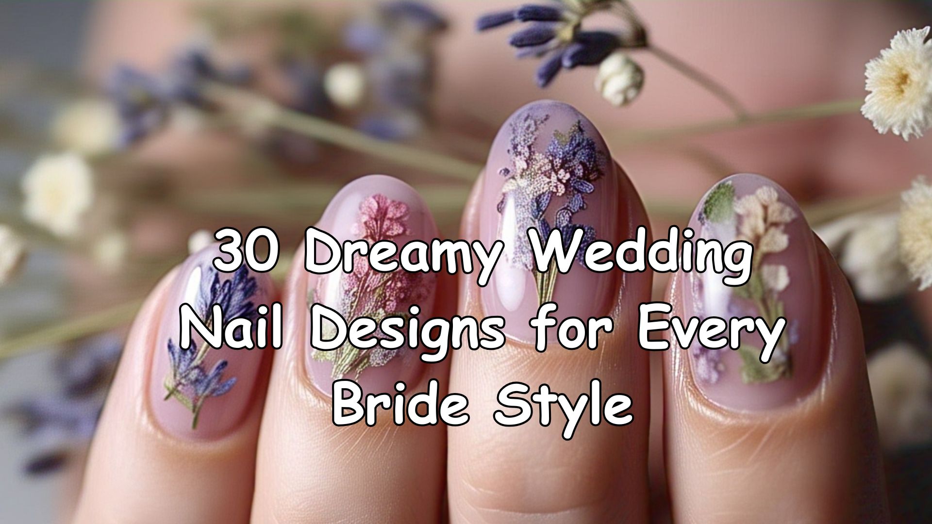 30 Dreamy Wedding Nail Designs for Every Bride Style