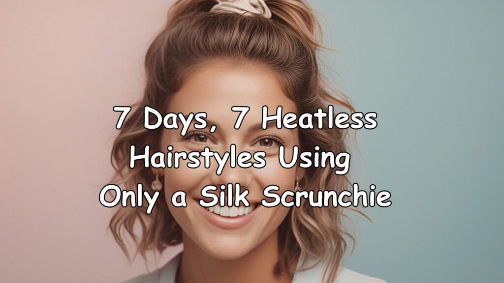7 Days, 7 Heatless Hairstyles Using Only a Silk Scrunchie