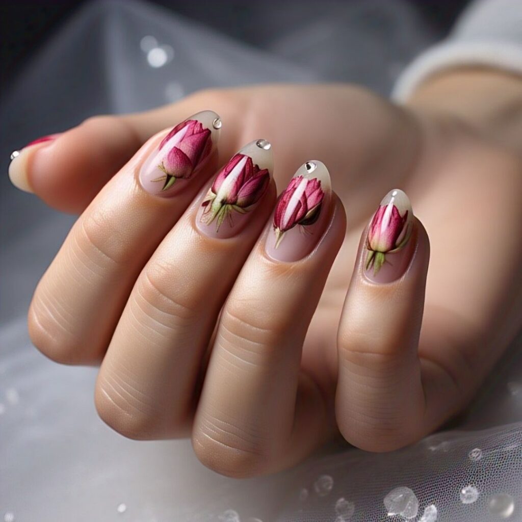 Rosebuds with Dew Drops