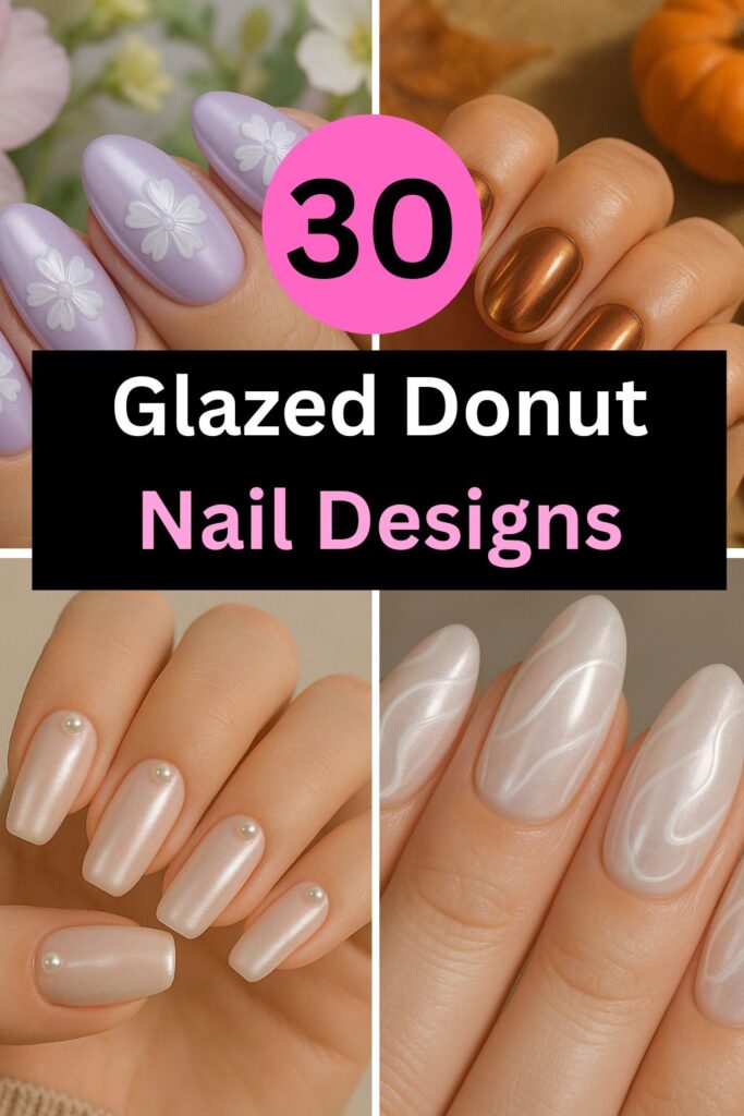 30 Glazed Donut Nail Designs That Look Good Enough to Eat