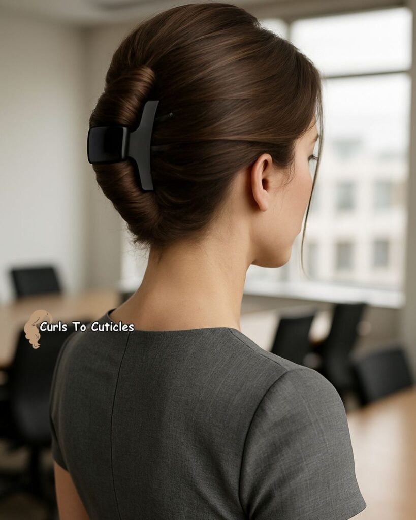 French Twist Chic Claw Clip Hairstyle